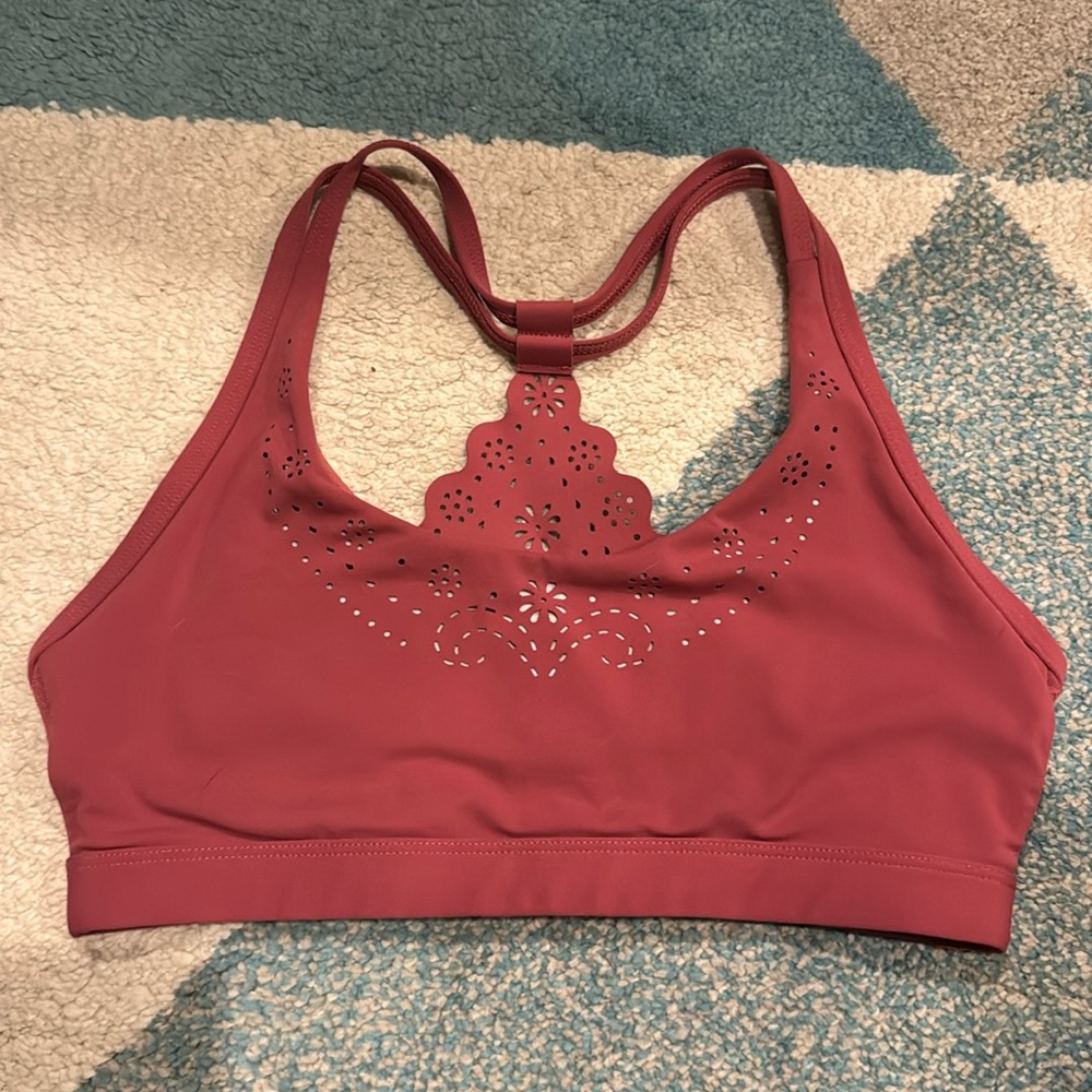 Laser cut Lorna Jane sports bra